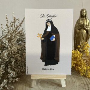Carte de sainte Brigitte