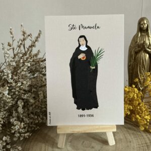 Carte de sainte Manuela