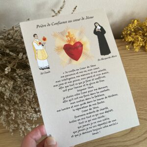 Prière de confiance au cœur de Jésus