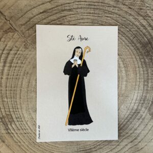 Carte de sainte Aure ou Aurore