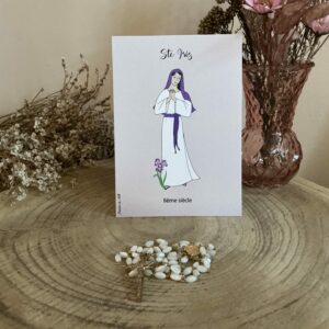 Carte de sainte Iris