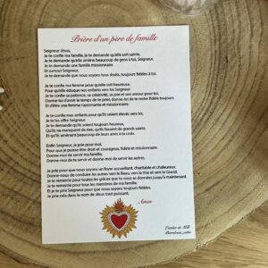 Prière d’un père de famille
