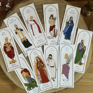 Lot de 10 signets saints « profession »